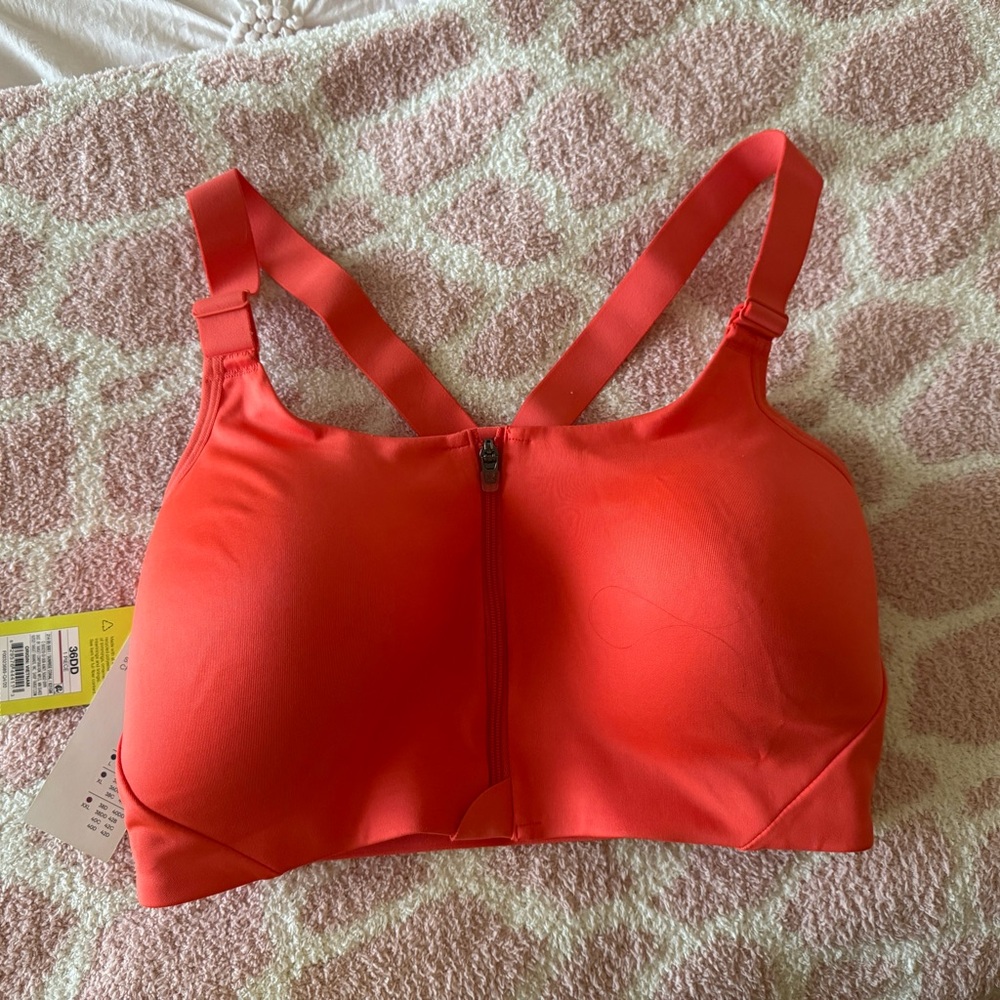 NWT Women's All In Motion High Support Embossed  Run Sports Bra, Size 36DD NEW